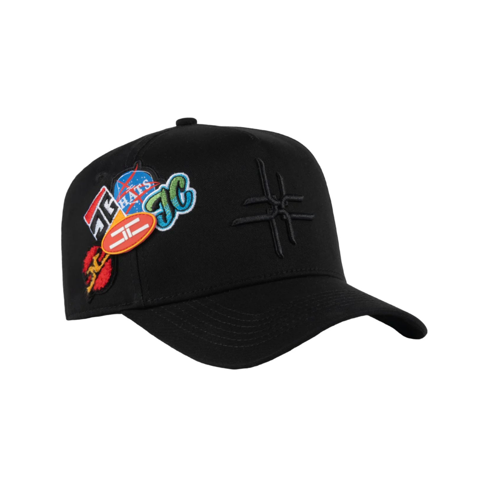 JC Hats Gorra Jc Hats Double Curve - Black