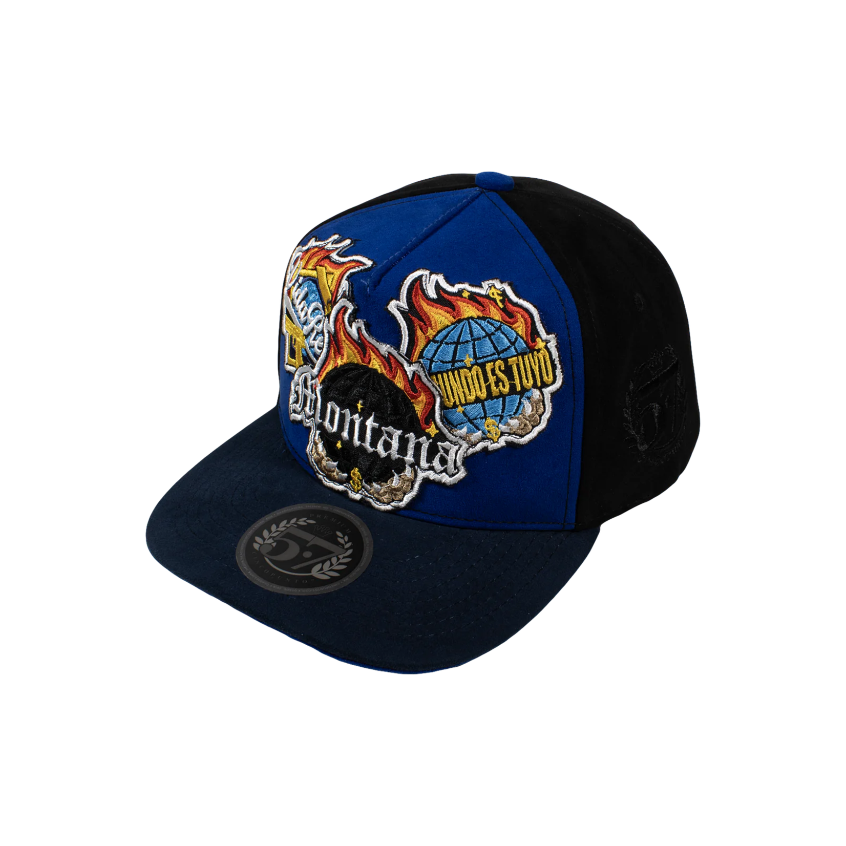 Cincopunto7 Gorra 5.7 Parches Montana El Mundo es Tuyo-Black