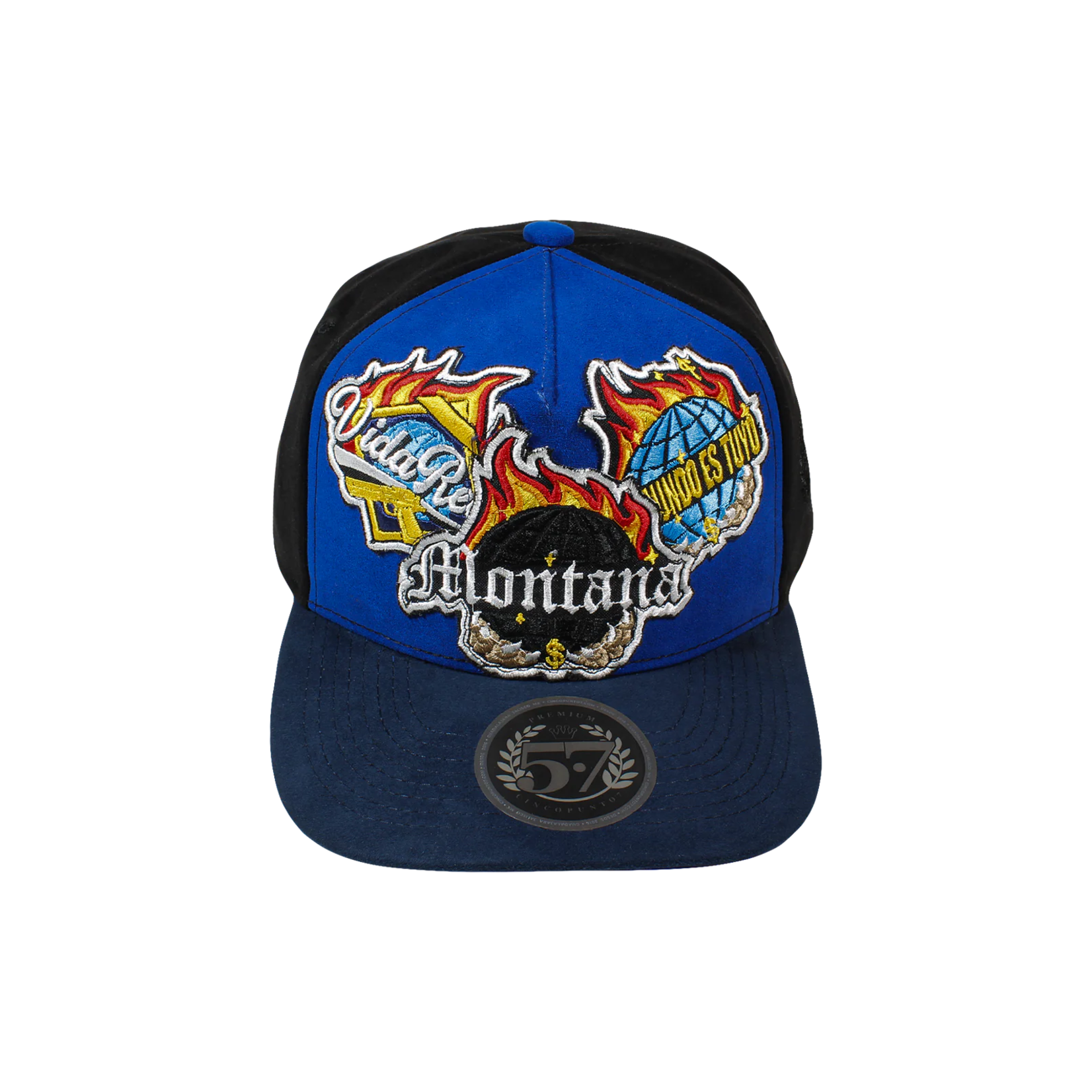 Cincopunto7 Gorra 5.7 Parches Montana El Mundo es Tuyo-Black