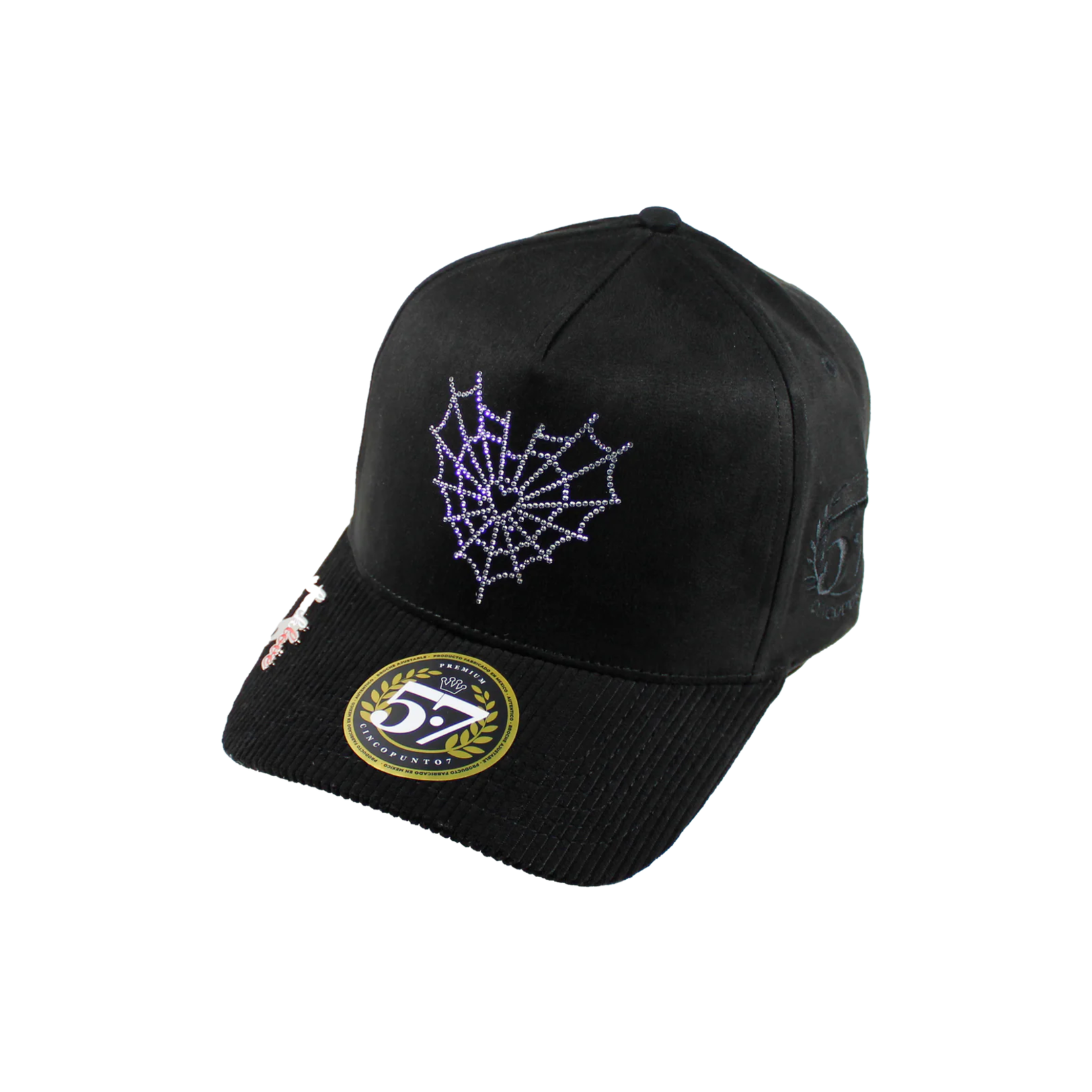 Cincopunto7 Gorra Cincopunto7 Fake Love Diamonds - Black