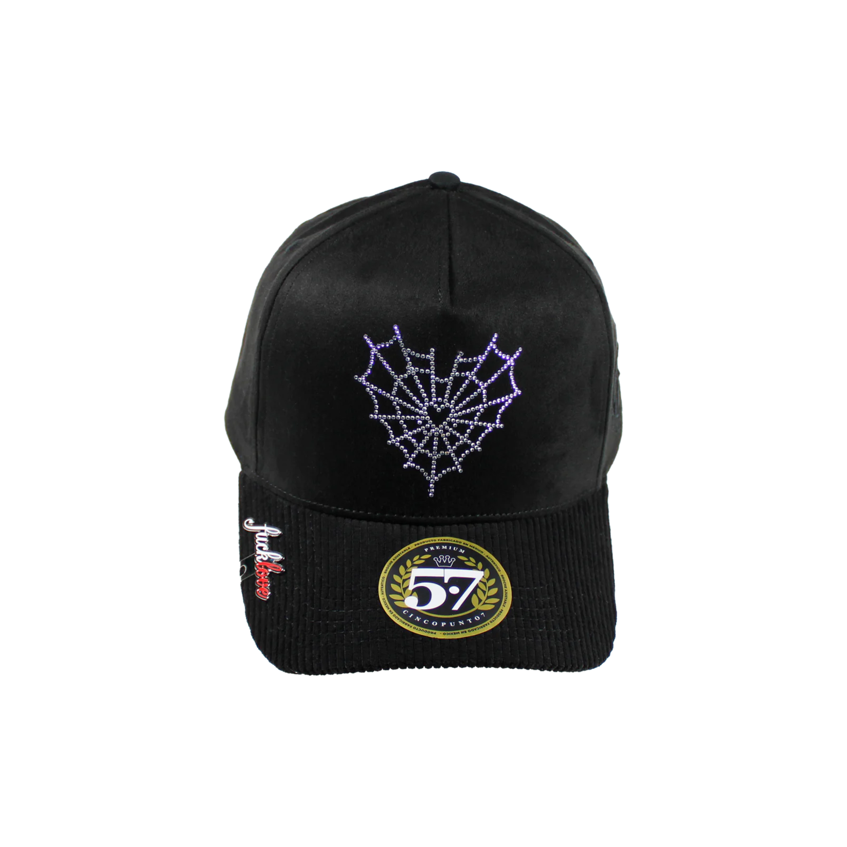 Cincopunto7 Gorra Cincopunto7 Fake Love Diamonds - Black