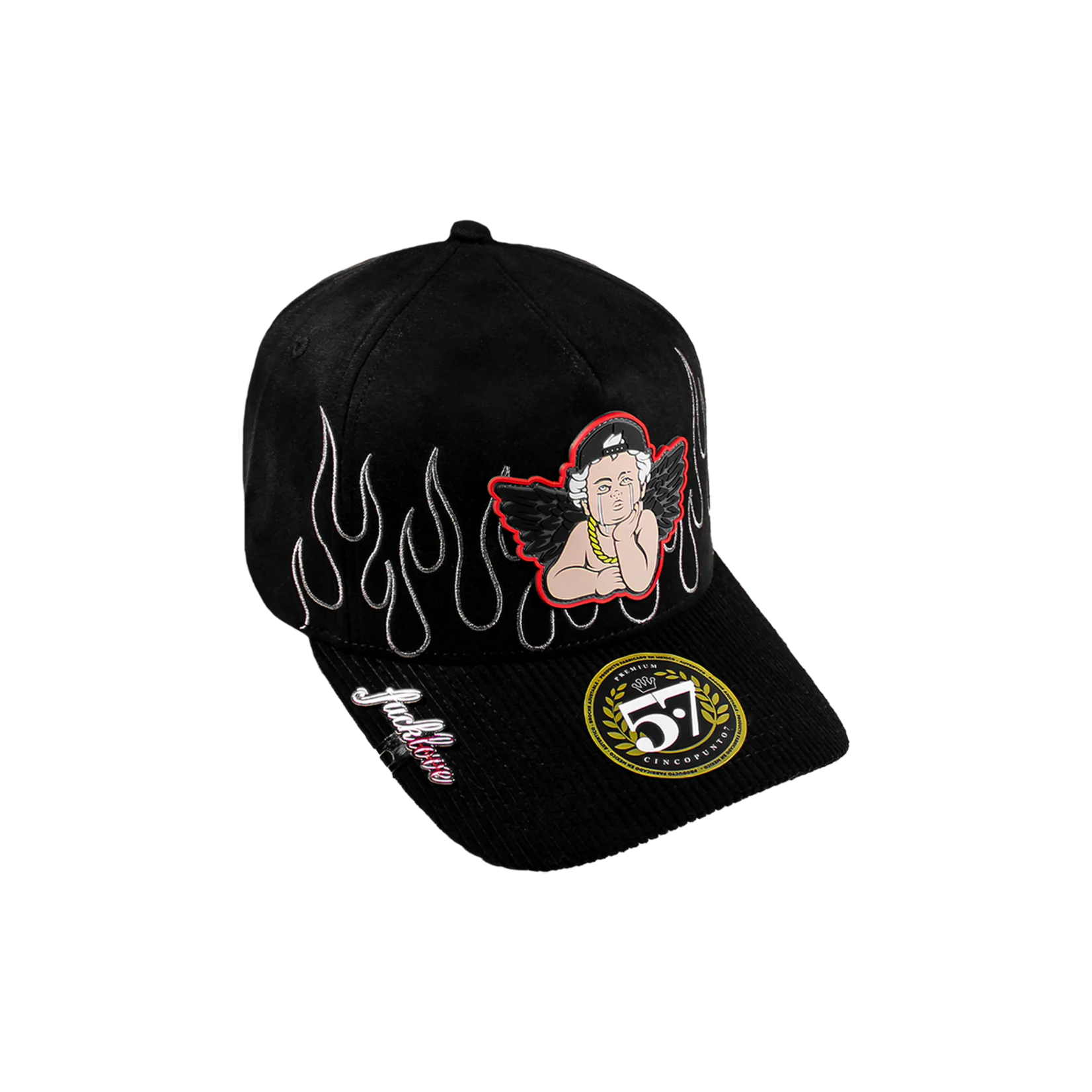 Cincopunto7 Gorra Cincopunto7 Fake Love Sad Fiere - Black/Red