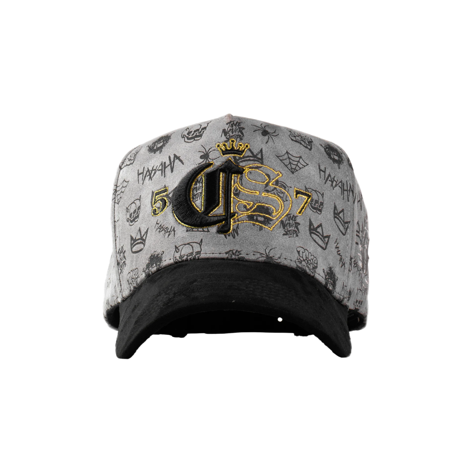 Cincopunto7 Gorra 5.7 5CS7 Monogram Full Laser-Grey/Black
