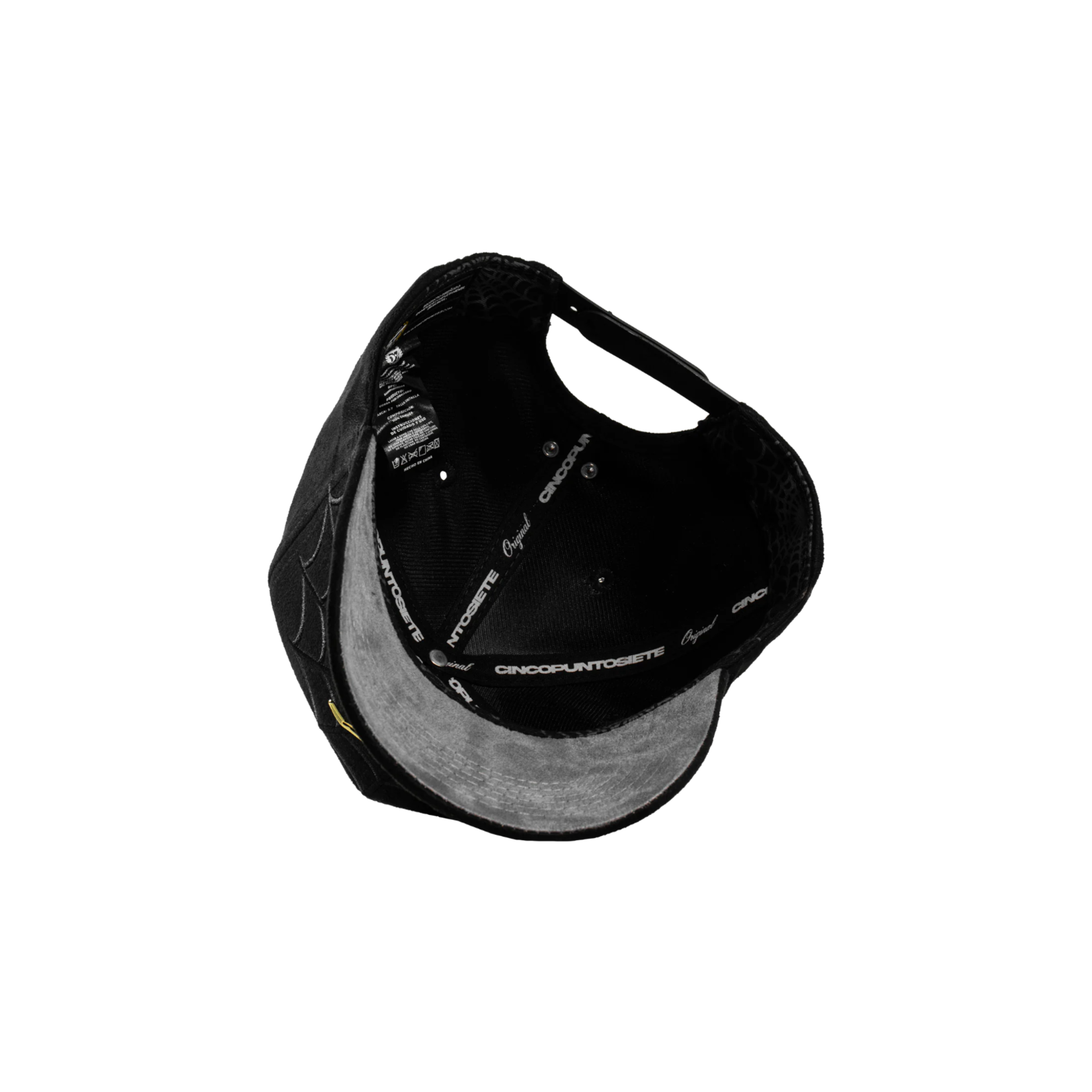 Cincopunto7 Gorra Five Seven Metal Gold Spider - Black/Grey