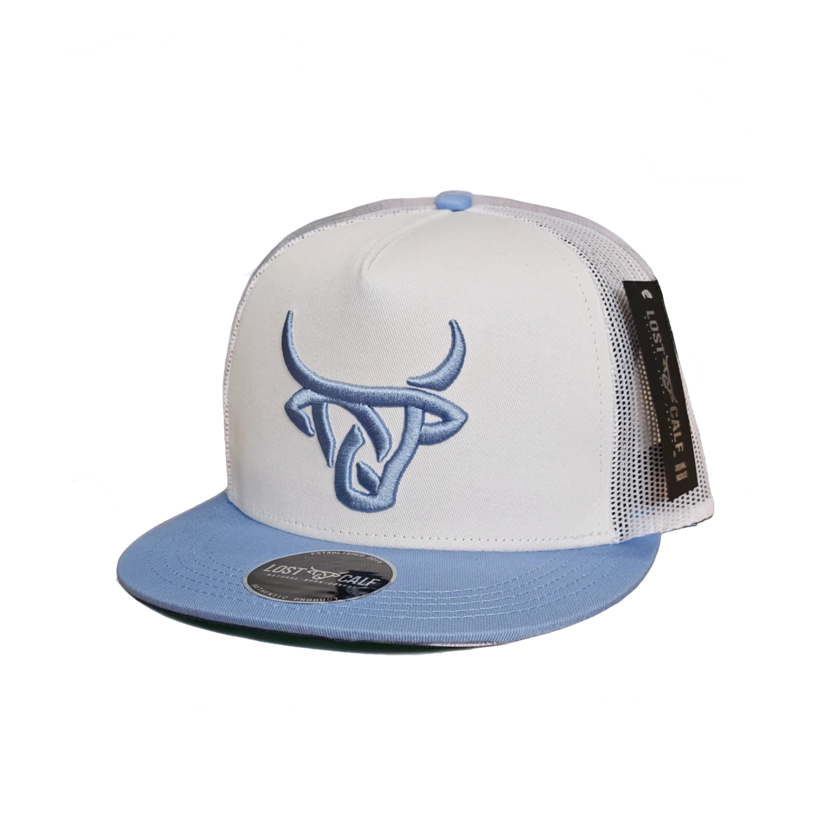 Lost Calf Brand Gorra Lost Calf Celeste - Blue/White