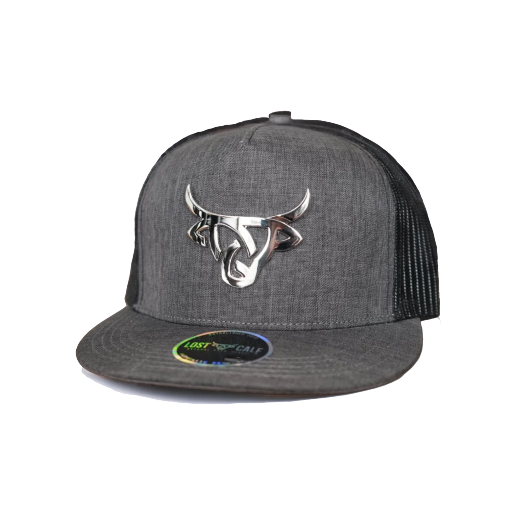 Lost Calf Brand Gorra Lost Calf Iron Flat - Plata/Grey
