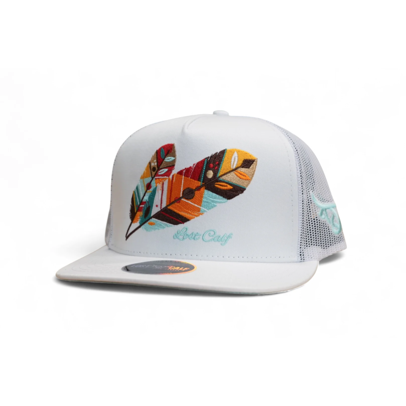 Lost Calf Brand Gorra Lost Calf  Tribe Flat - White / Colors
