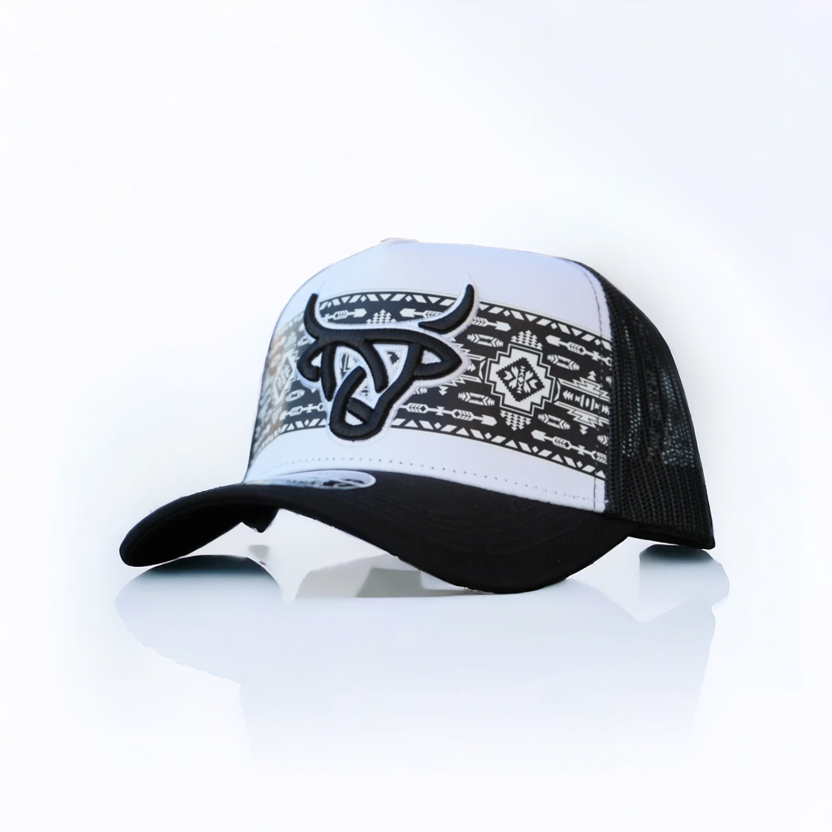 Lost Calf Brand Gorra Lost Calf Shima White/Black A-Frame Curva
