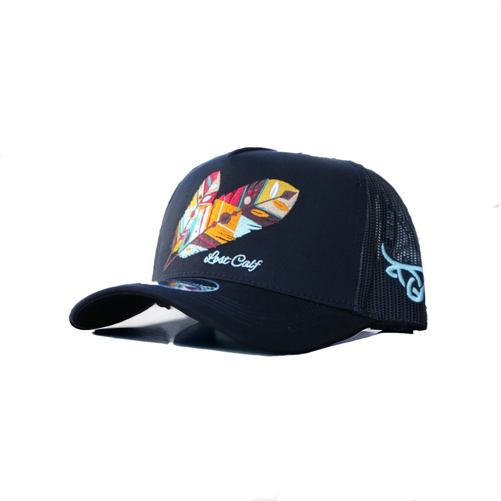 Lost Calf Brand Gorra Lost Calf Curve Kides  Tribe A-Frame - Black/Colors