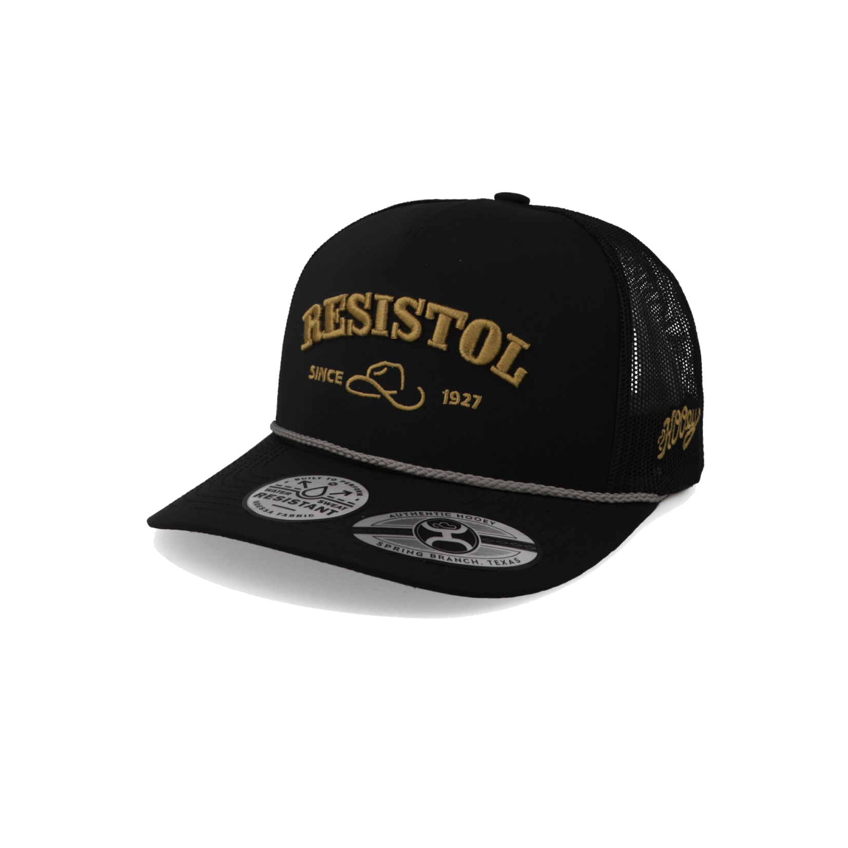 Gorra Hooey Resistol-Black/Gold