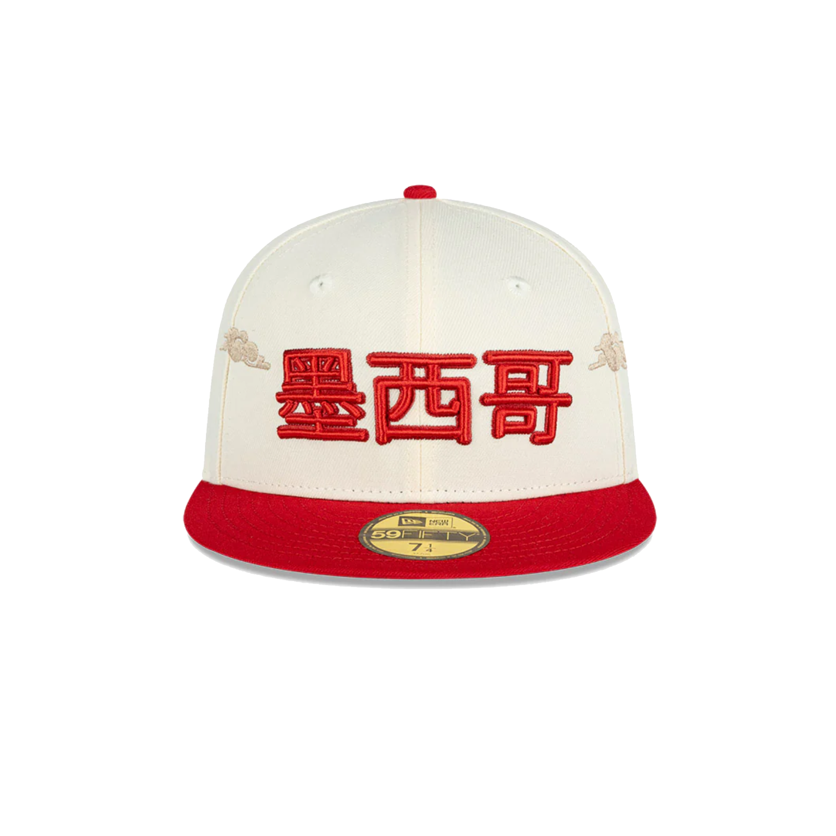 New Era Gorra New Era Serie del Caribe Mexicali 2025 - Beige / Red
