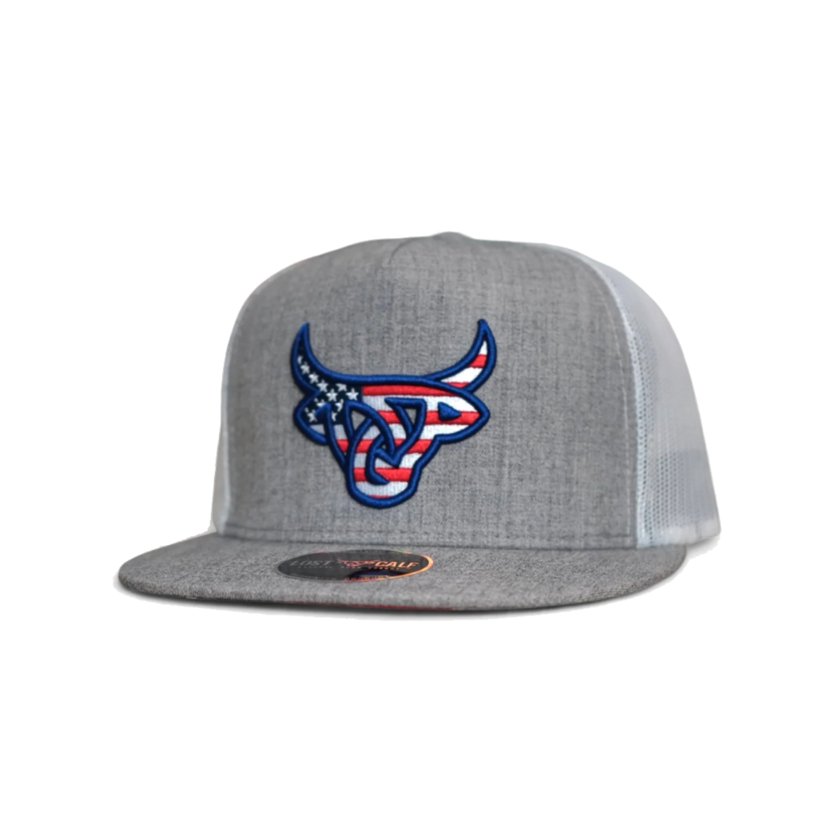 Lost Calf Brand Gorra Lost Calf Americalf Flat - Grey / White