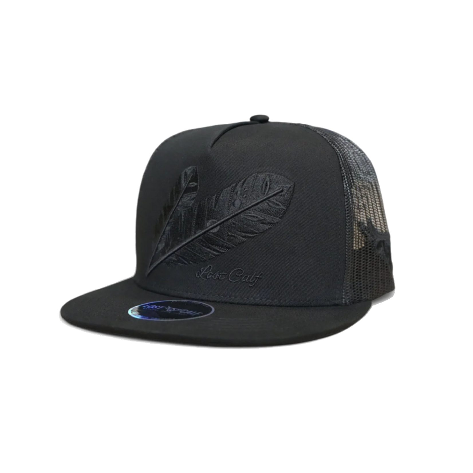 Lost Calf Brand Gorra Lost Calf Blackout Tribe Flat - Black/Black