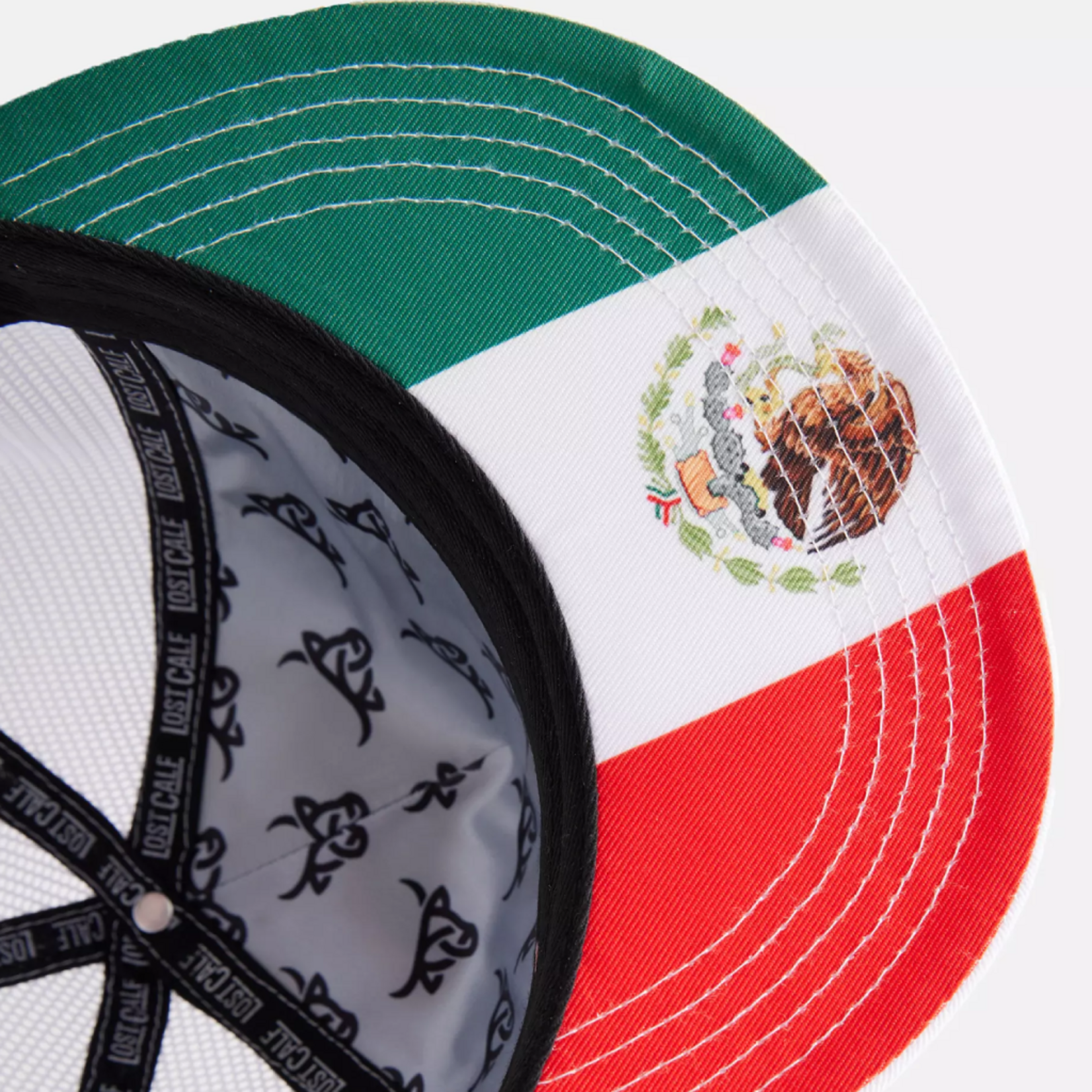 Lost Calf Brand Gorra Los Calf Mexicalf Flat - White / Red / Green