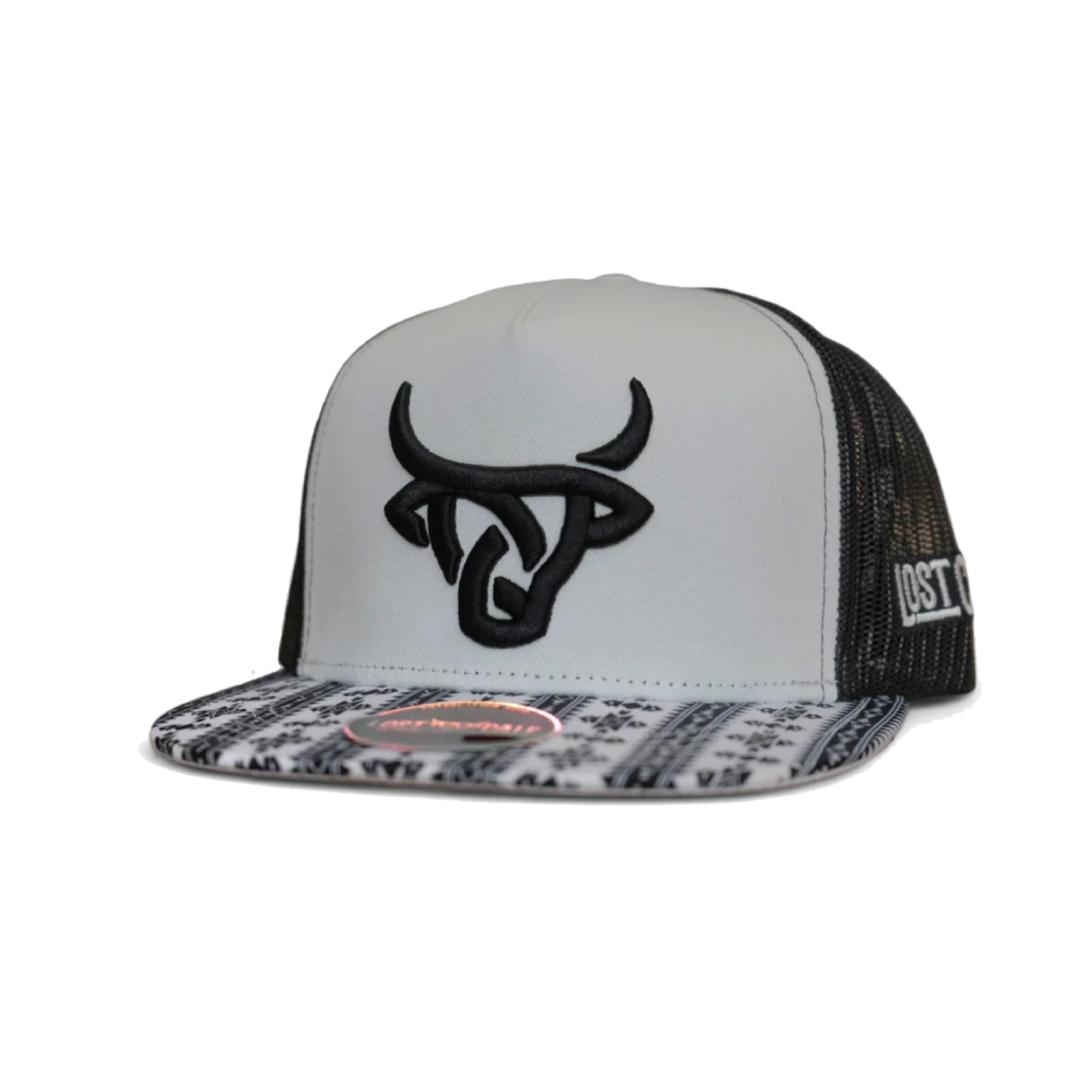 Lost Calf Brand Gorra Lost Calf Cheyenne Flat - White / Black