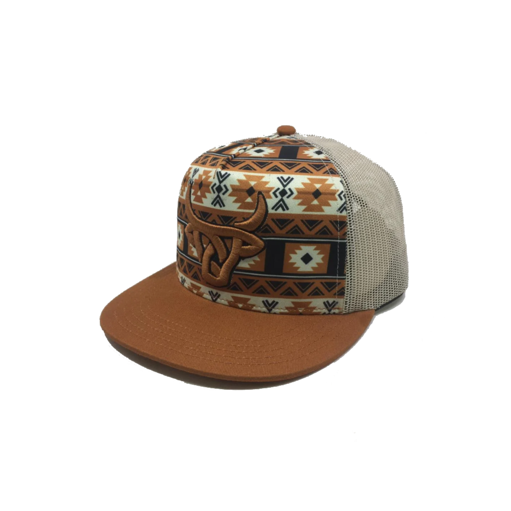 Lost Calf Brand Gorra Lost Calf Holt Flat - Brown / Beige