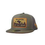 Lost Calf Brand Gorra Lost Calf Bull Rider - Beige/Yellow