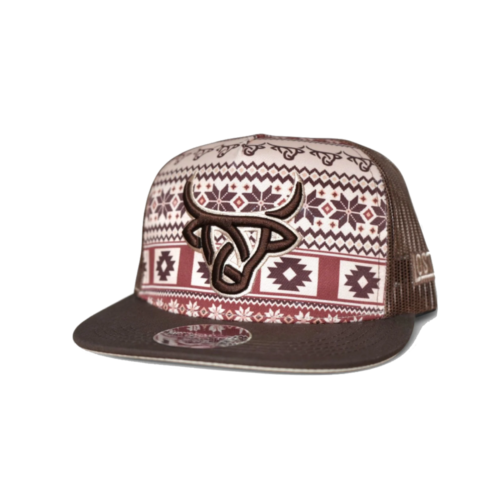 Lost Calf Brand Gorra Lost Calf  Grecas Brown - Brown / Beige