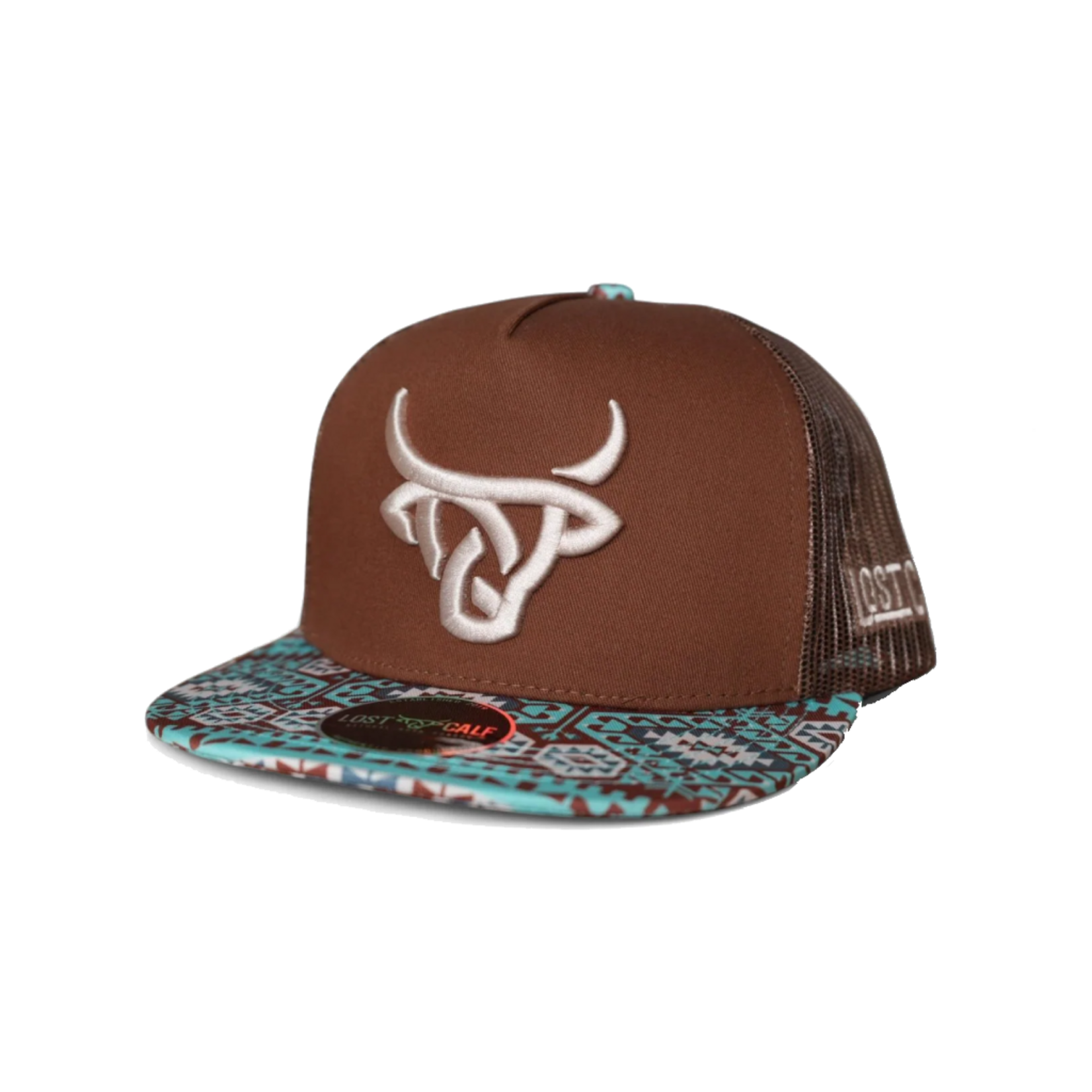 Lost Calf Brand Gorra Lost Calf Hopi-Brown/Mint