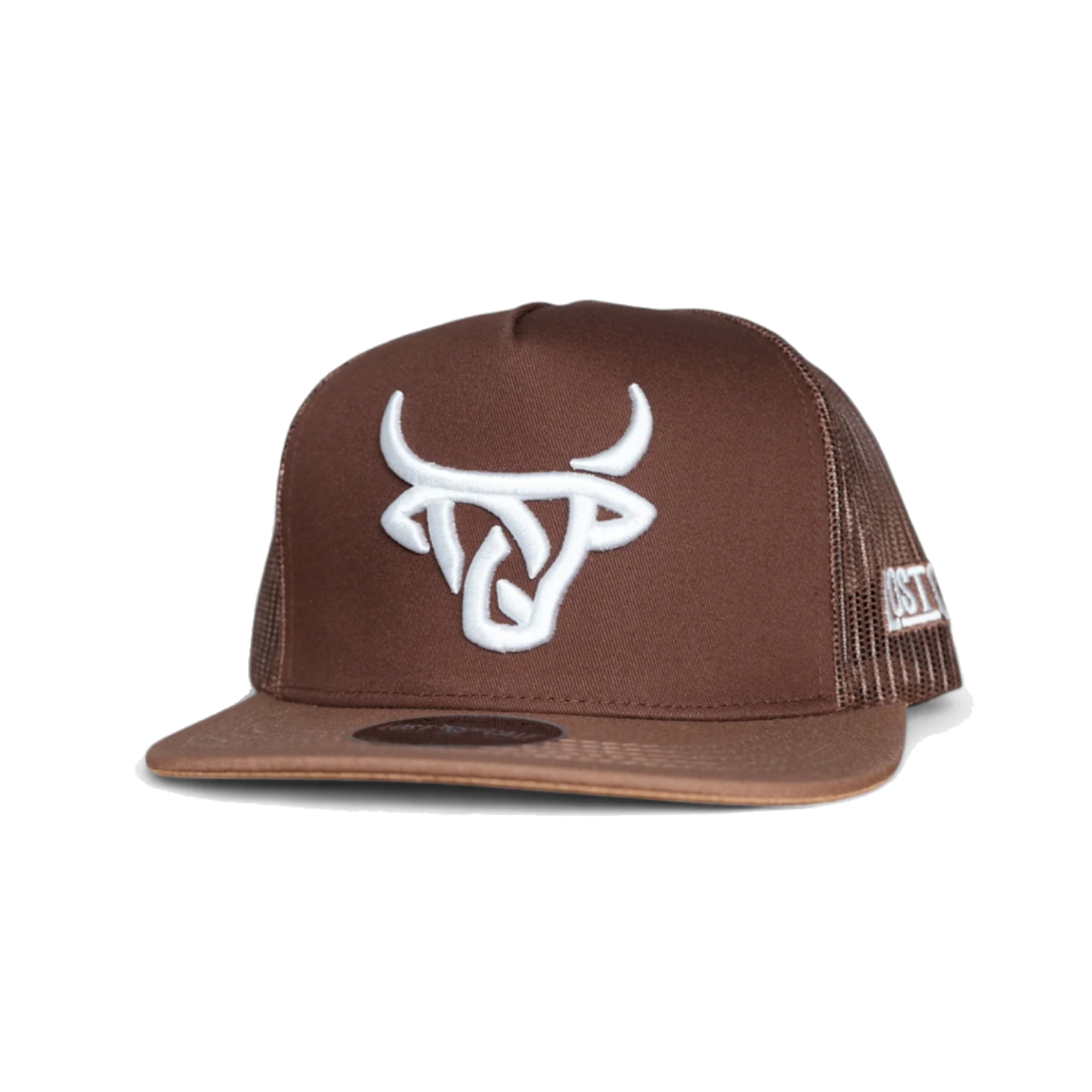 Lost Calf Brand Gorra Lost Calf Cuña Flat - Brown / White