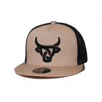 Lost Calf Brand Gorra Lost Calf Basto Flat-Beige/Black