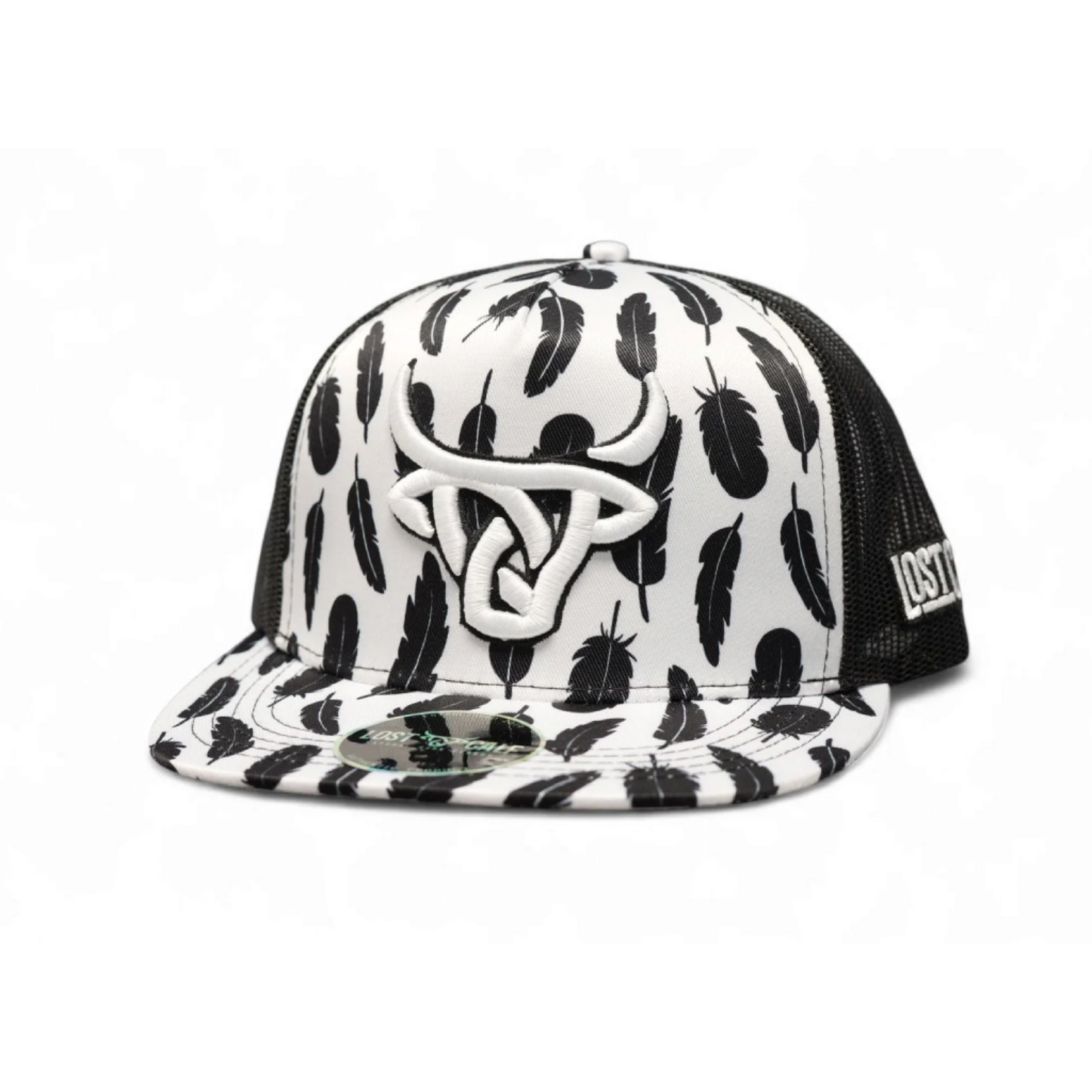 Lost Calf Brand Gorra Lost Calf Feathers - Black/White