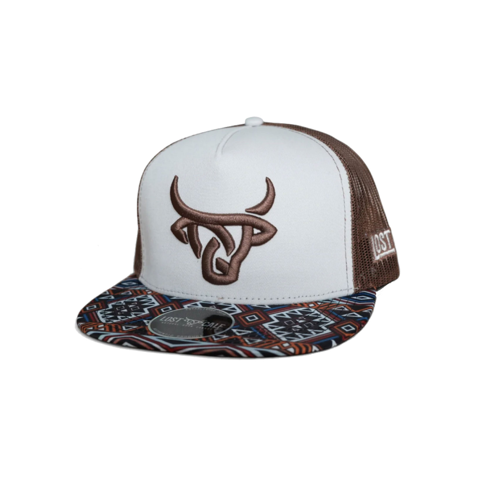 Lost Calf Brand Gorra Lost Calf Dakota Greca Visera-Beige/brown