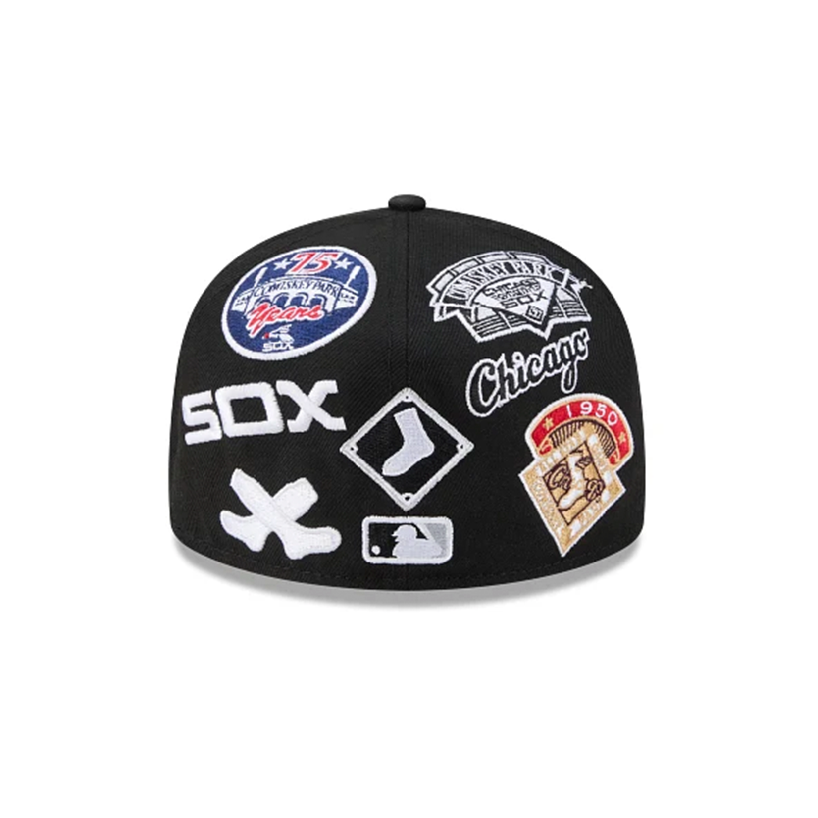 New Era Chicago White Sox MLB All Over Team 59FIFTY - Black/White