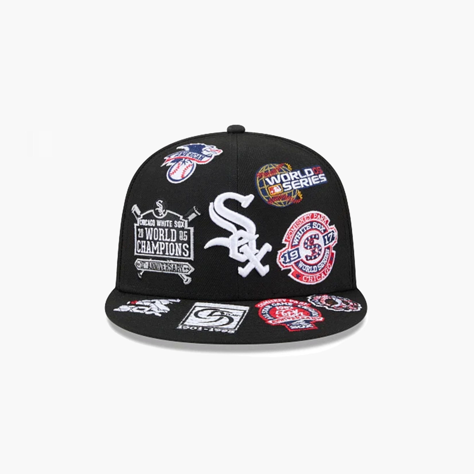 New Era Chicago White Sox MLB All Over Team 59FIFTY - Black/White