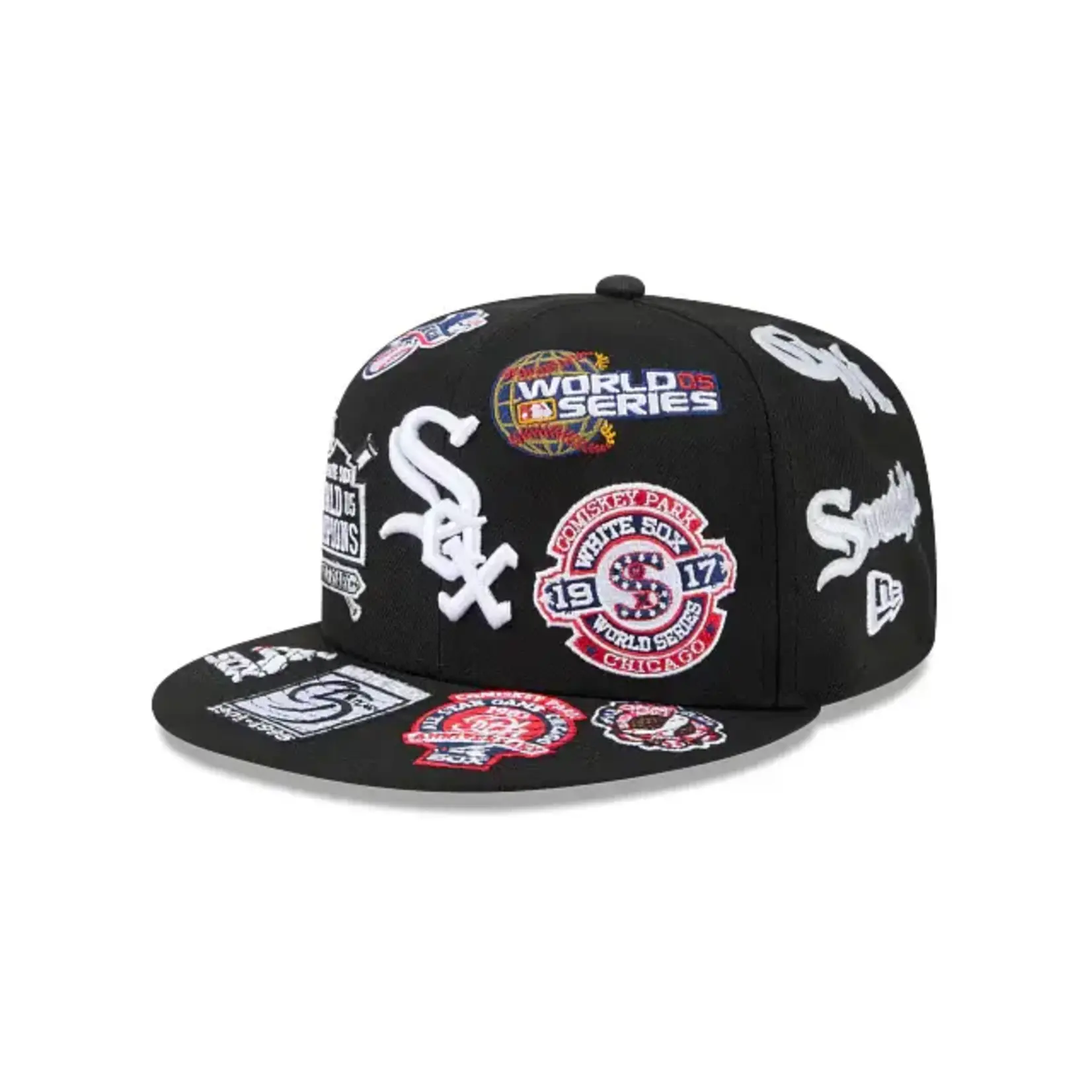 New Era Chicago White Sox MLB All Over Team 59FIFTY - Black/White