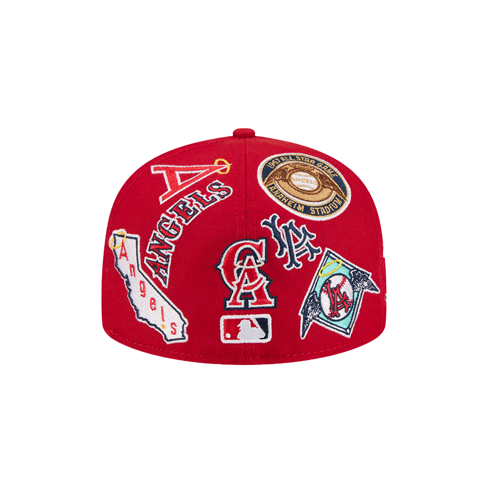 New Era Los Angeles Angels MLB All Over Team 59FIFTY - Red/Colors