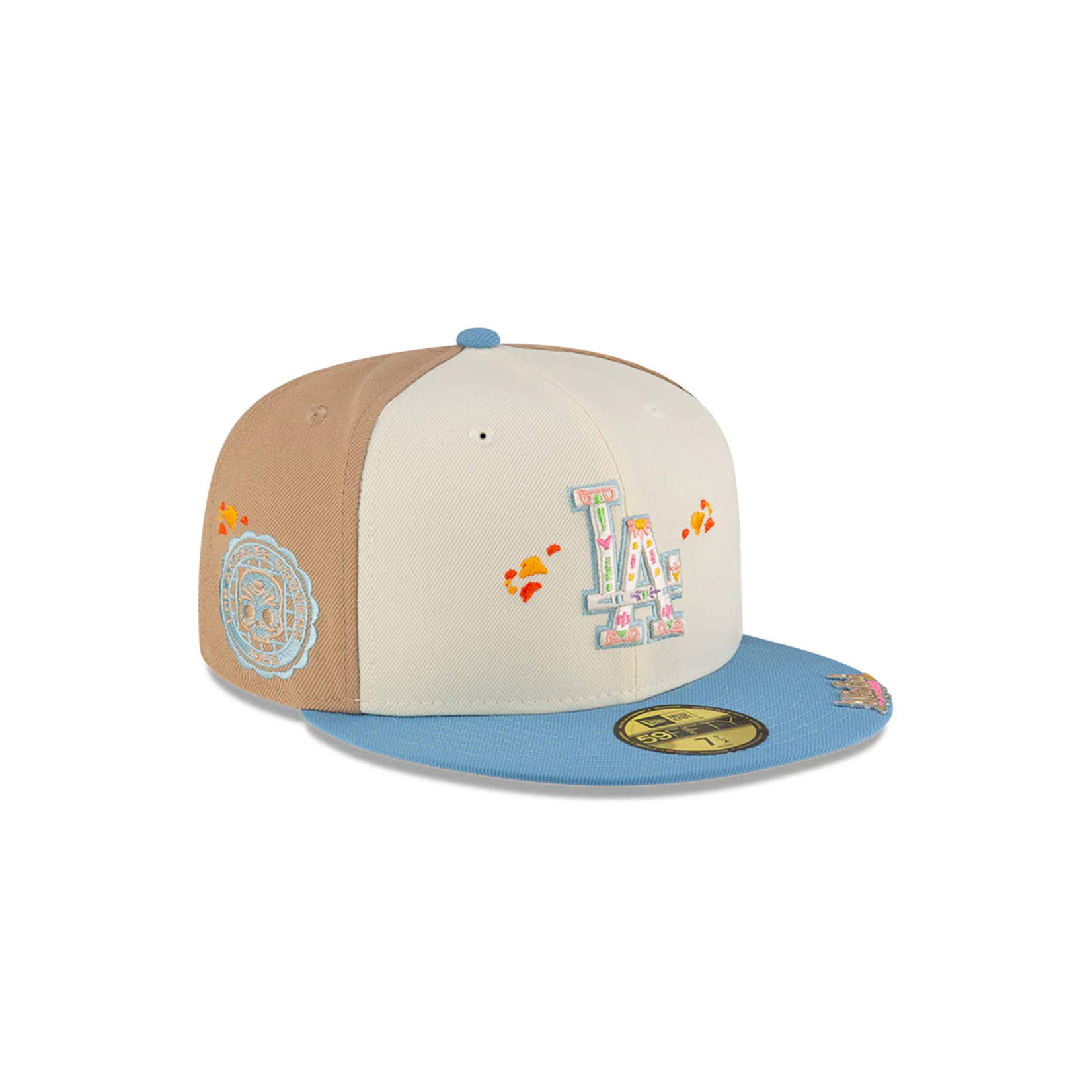 New Era New Era Los Angeles Dodgers Día de Muertos 59FIFTY - Beige / Azul