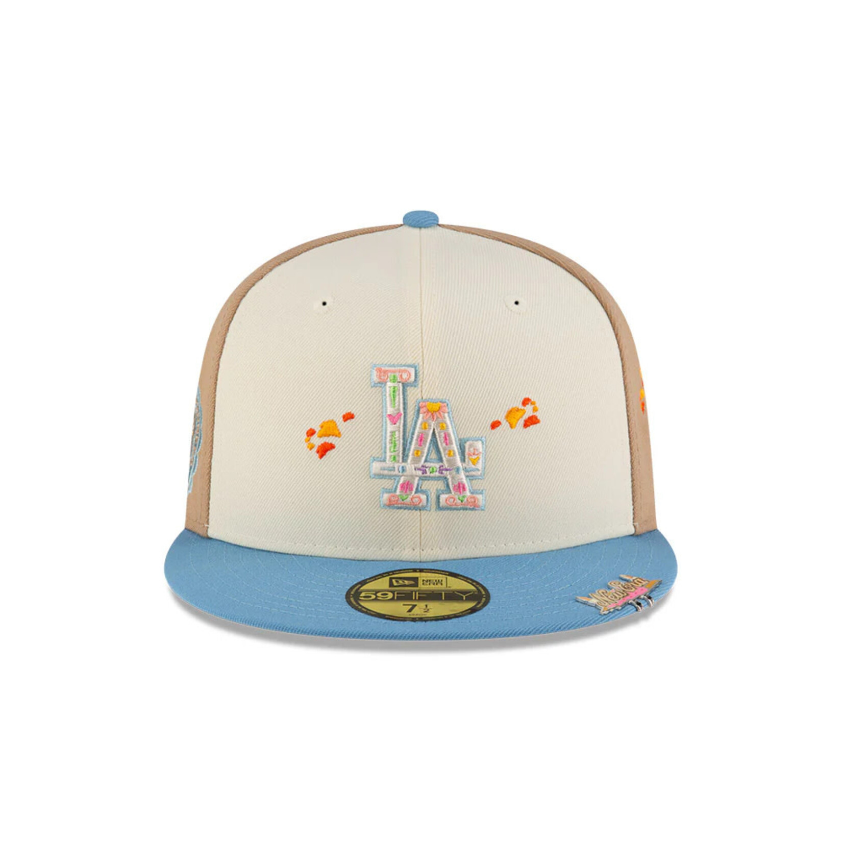 New Era New Era Los Angeles Dodgers Día de Muertos 59FIFTY - Beige / Azul