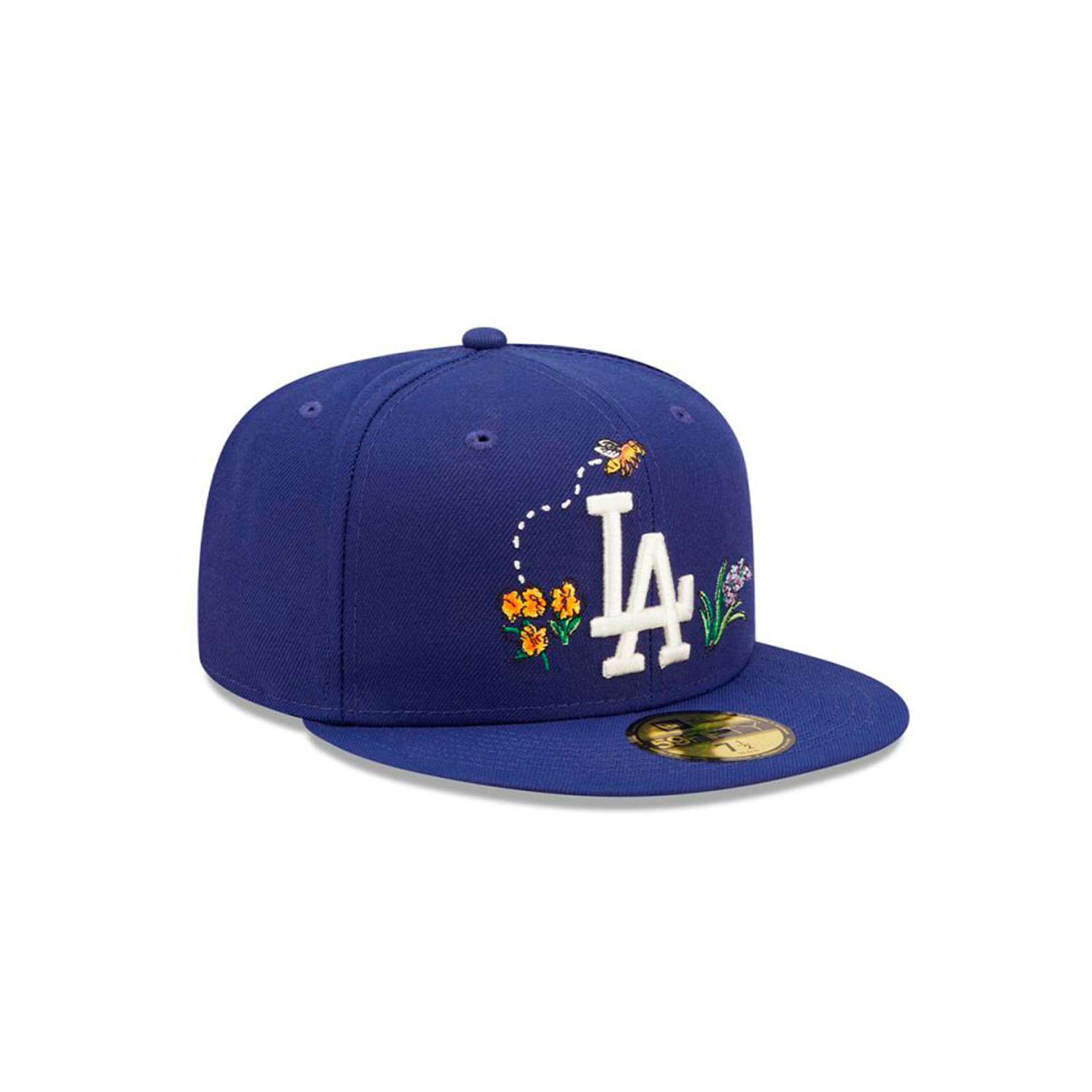 New Era Los Angeles Dodgers Watercolor Floral 59FIFTY - Blue/White