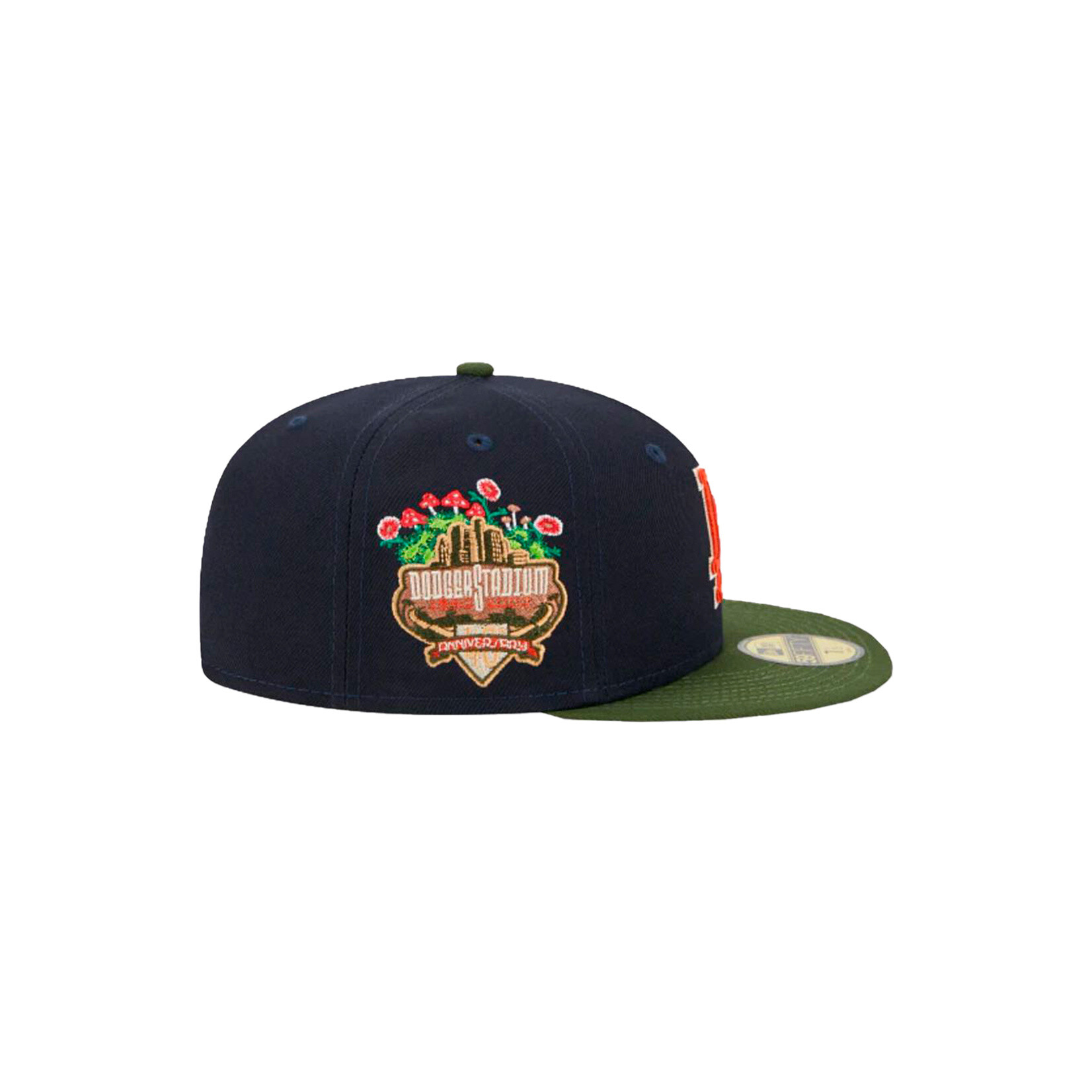 New Era Gorra Los Angeles Dodgers MLB Sprouted 59FIFTY Navy/Olive