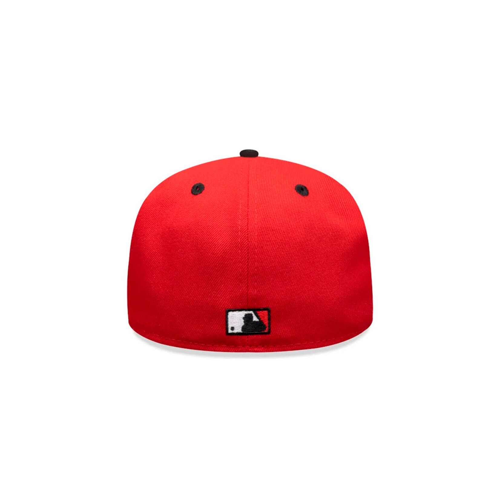 New Era Gorra Los Angeles Dodgers MLB Scarlet Patch 59FIFTY Cerrada Roja