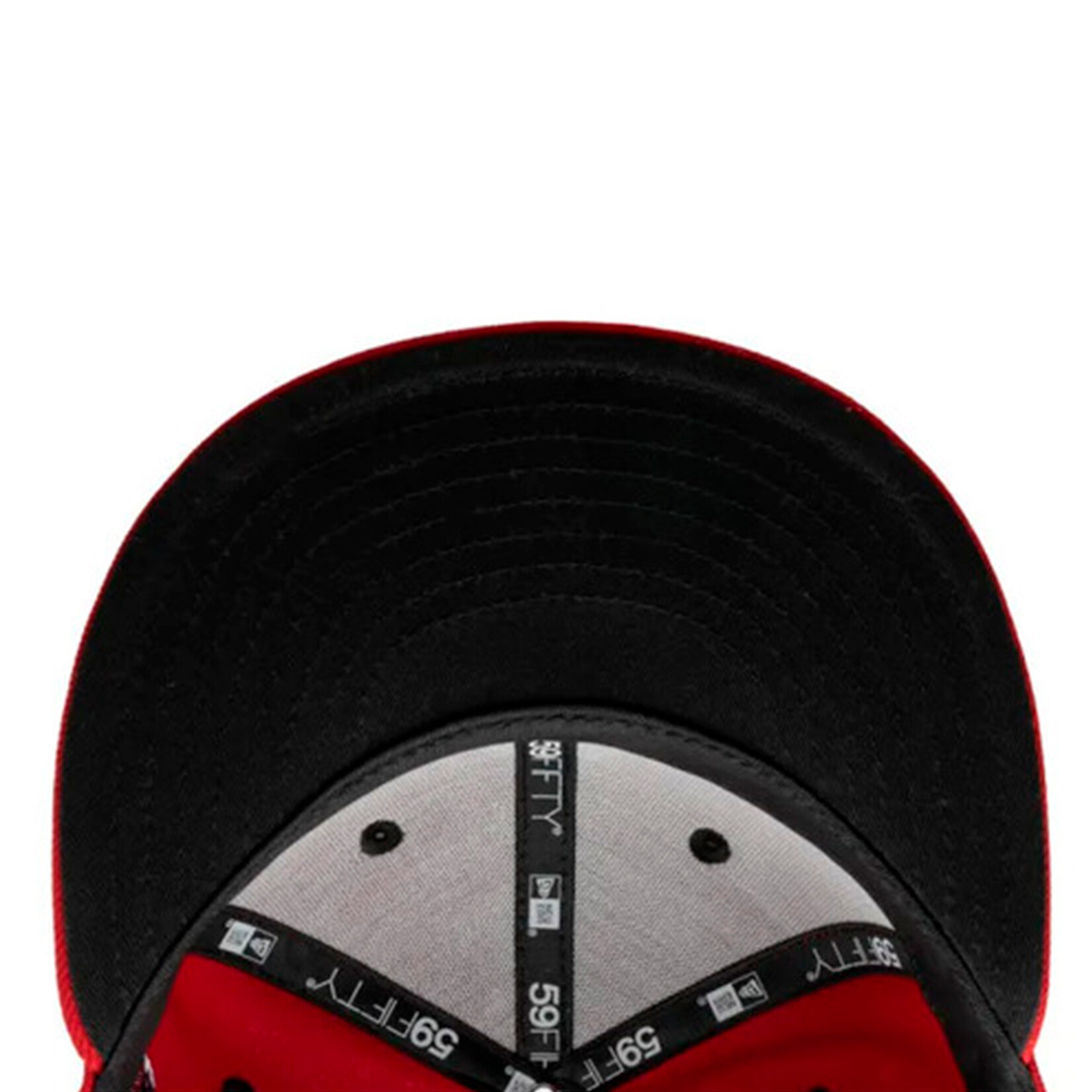 New Era Gorra Los Angeles Dodgers MLB Scarlet Patch 59FIFTY Cerrada Roja