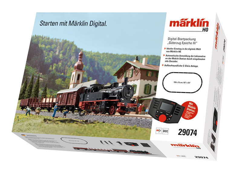 prototype garage Dekking Märklin Märklin 29074 Era III Freight Train Starter Set - AC Eurotrains, LLC