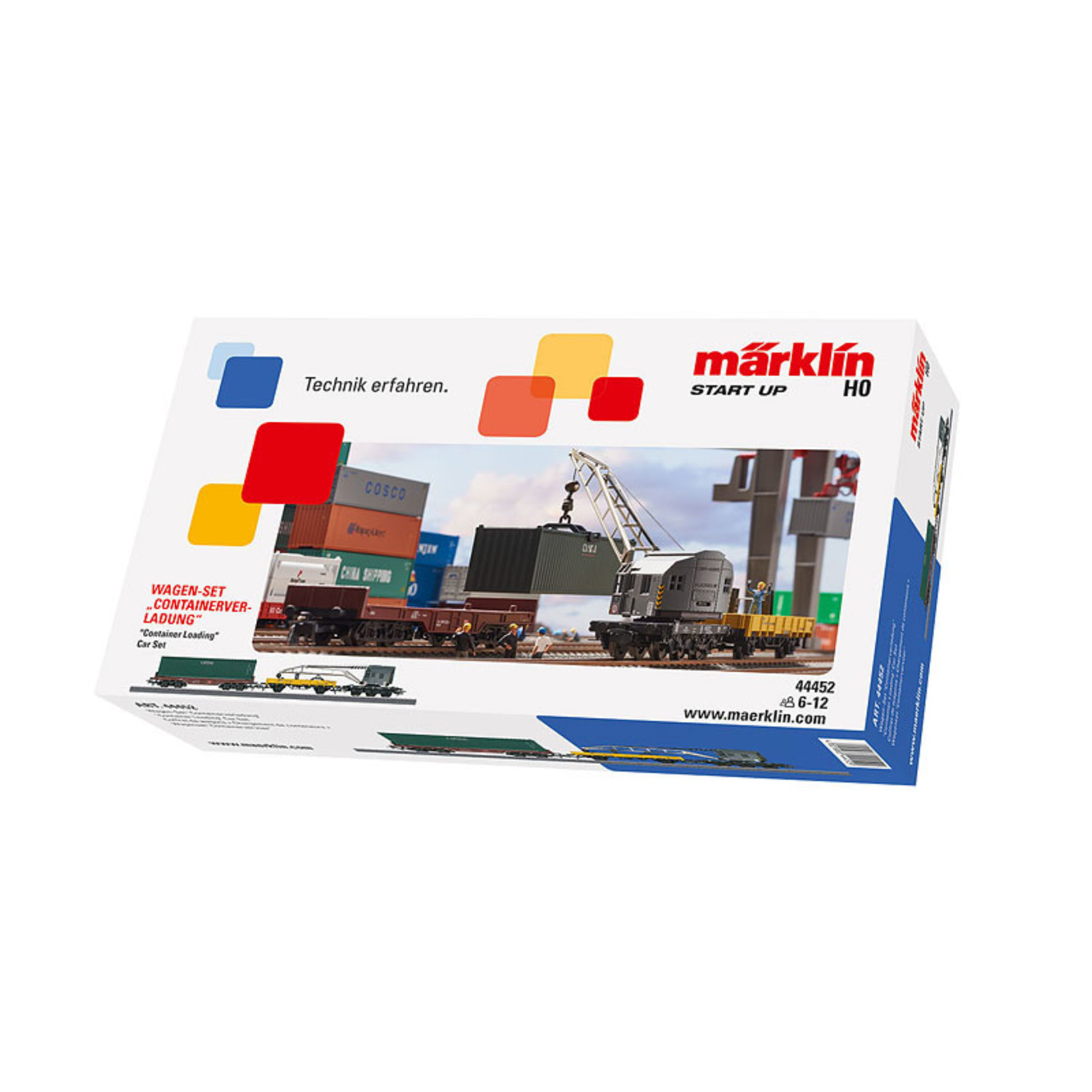 Märklin Märklin 44452 Container Loading Car Set (Start up)