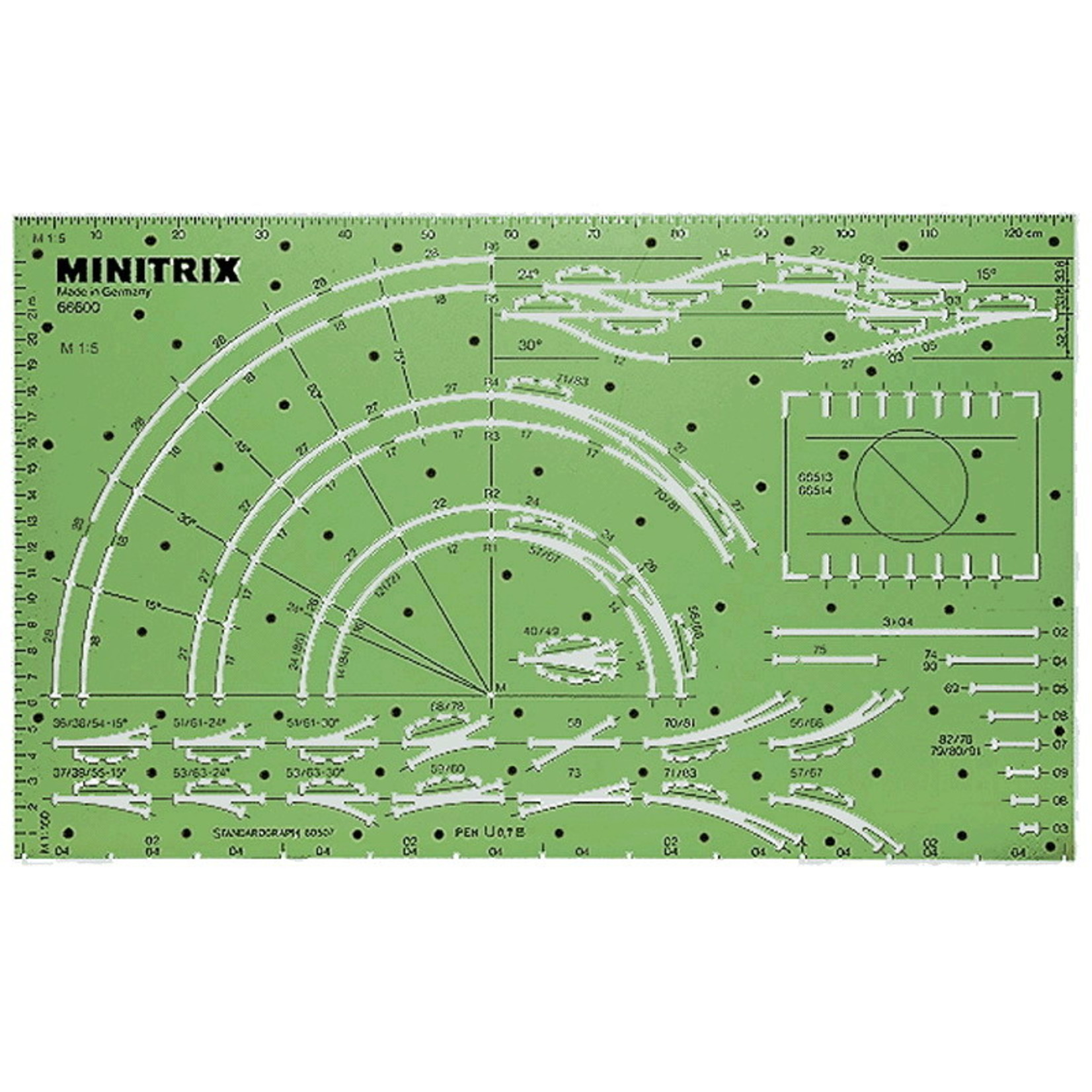 Trix Trix H0 TRIX TRACK PLANNING STENCIL