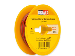 Brawa Brawa 3215 5m Red/Brown 5A Wire