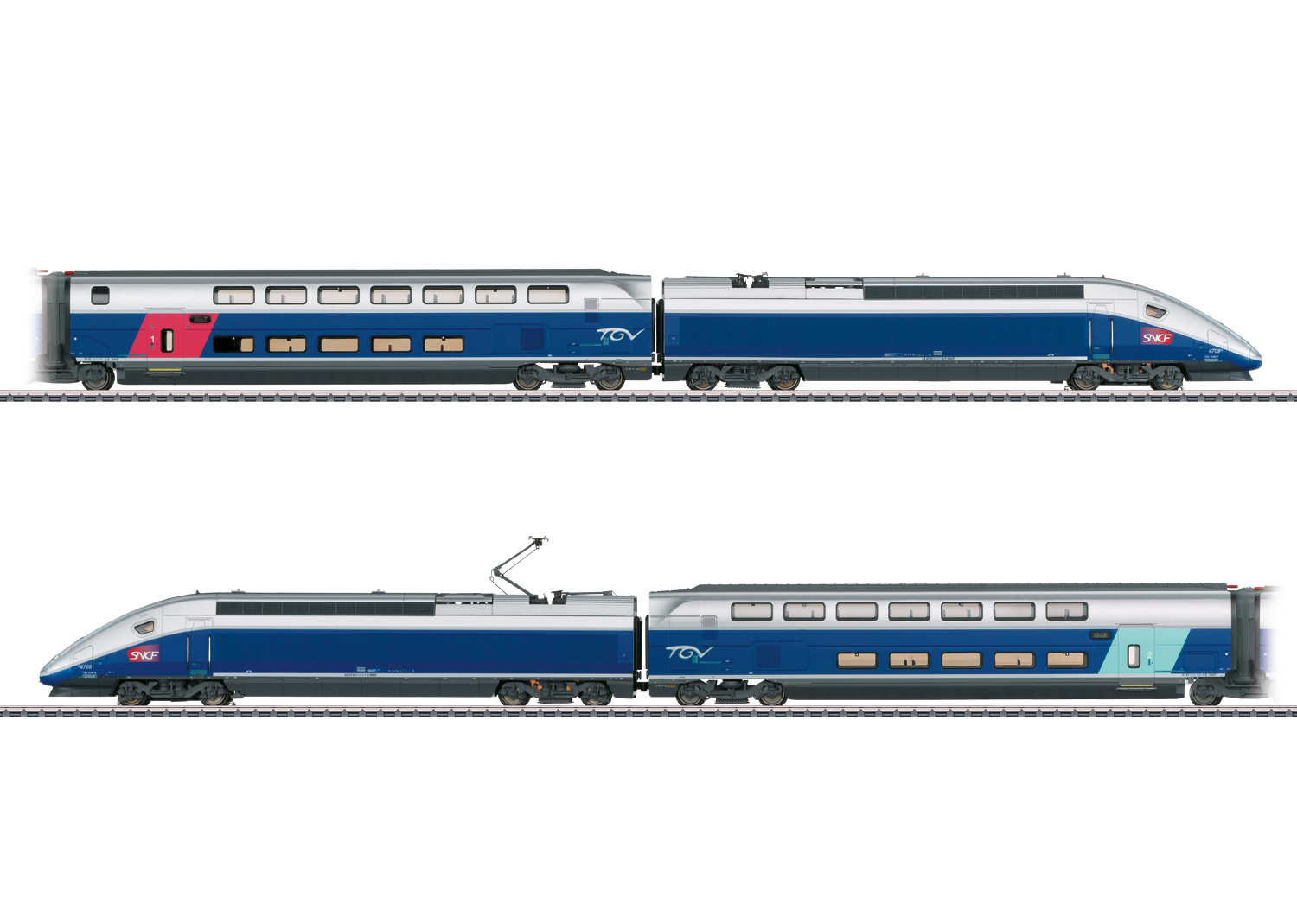 Märklin 37793 TGV Euroduplex HighSpeed Train AC Eurotrains, LLC