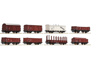 Roco Roco H0 44002 DB Güterwagen Set (8)
