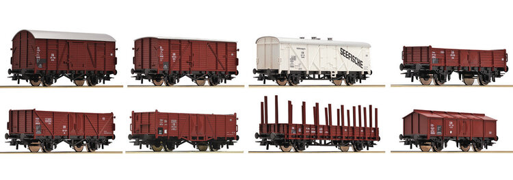Roco Roco H0 44002 DB Güterwagen Set (8)