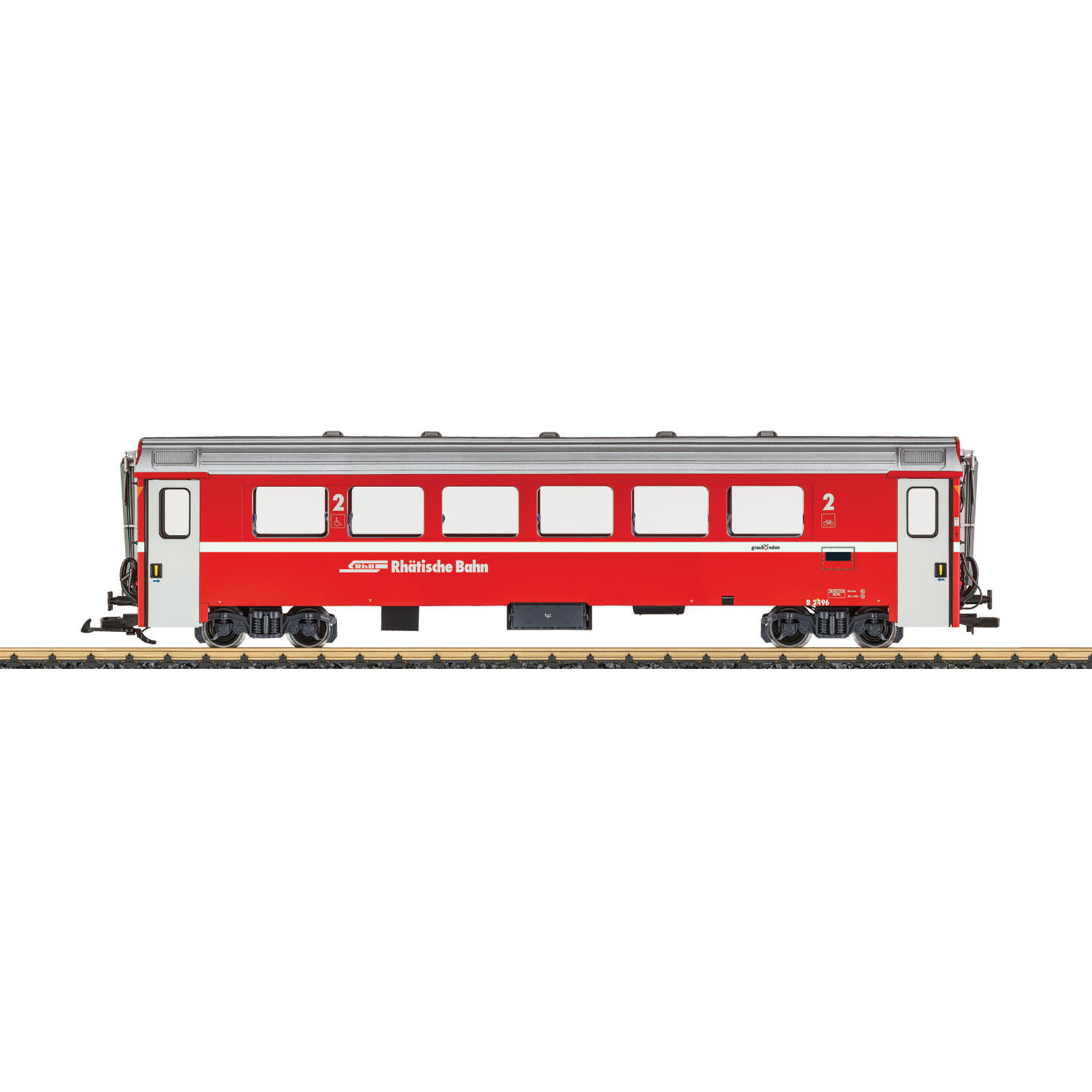 LGB LGB 30512 RhB Mark IV Express Train Passenger Car, 2nd class