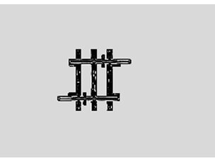 Märklin Märklin 2204 K-Track Straight 22.5mm 7/8" Bx/10