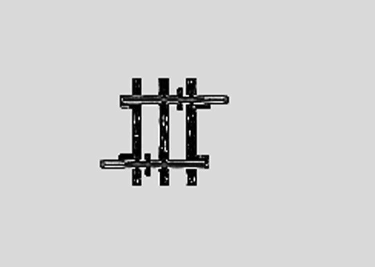 Märklin Märklin 2204 K-Track Straight 22.5mm 7/8" Bx/10
