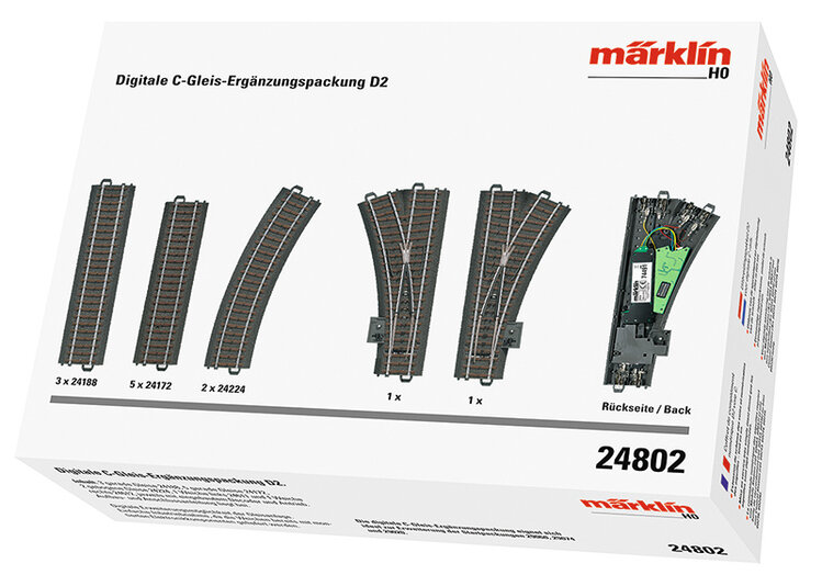 Märklin Märklin 24802 C-Track Digital Extension Set D2