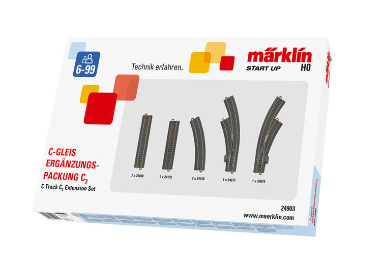 Märklin Märklin 24903 C-Track Extension Set C3