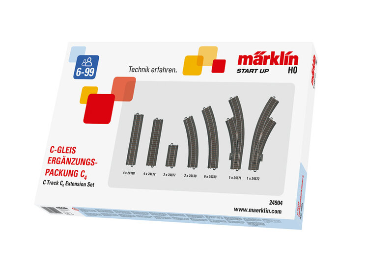 Märklin Märklin 24904 C-Track Extension Set C4